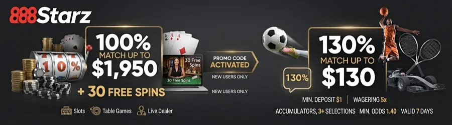 888Starz Promo Code 6 888Starz Bonus Breakdown